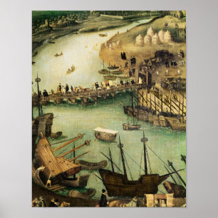 Der Hafen von Sevilla, c.1590 Poster
