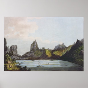 Der Hafen von Taloo in der Insel von Eimeo Poster