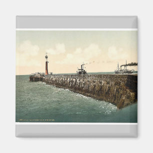 Der Hafen, Warnemunde, Rostock, Mecklenburg-Schwe Magnet