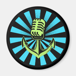 Der Hafenpodcast-Kühlschrankmagnet Magnet