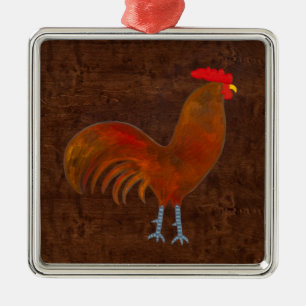 Der Hahn 2009 Silbernes Ornament