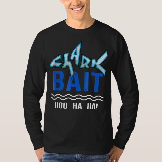 Der Hai-Köder hat einen lustigen und lustigen Hai  T-Shirt (Vorderseite)