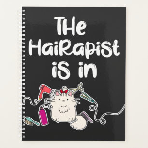 Der Hairapist ist in Funny Friseur Geschenke   Planer