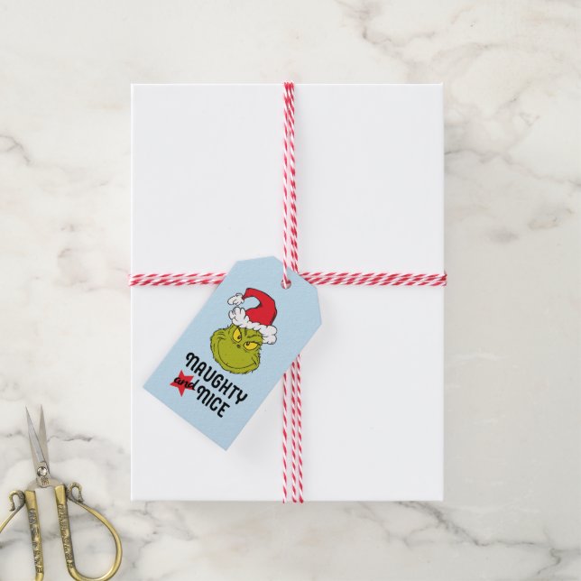 Der Haken| Naughty und Nizza Geschenkanhänger (Mit Garn)