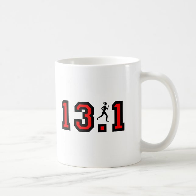 Der Halbmarathon der Frauen Kaffeetasse (Rechts)