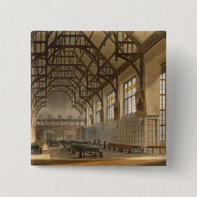 Der Hall der Dreiheits-Uni, Cambridge, von ' Button (Vorderseite)