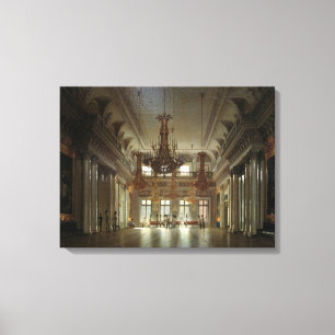 Der Hall des Feld-Marschalls im Winter Leinwanddruck