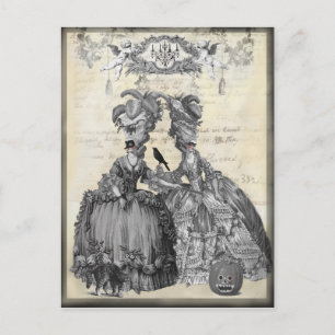 Der Halloween-Ball Postkarte