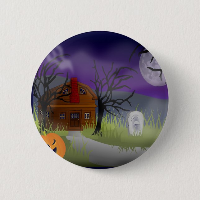Der Halloween Nebel - Button (Vorderseite)