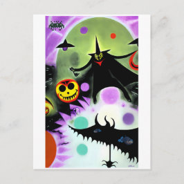 Der Halloween-Traum Postkarte