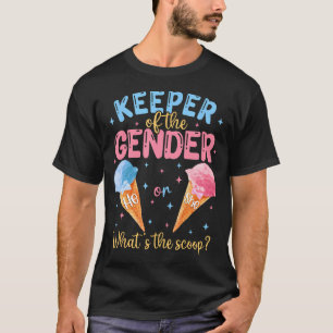Der Halter der geschlechtsspezifischen Eiscreme, w T-Shirt