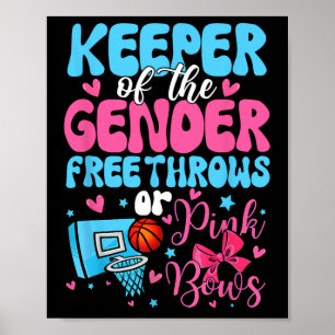 Der Halter des Geschlechts enthüllt freie Pfeile o Poster