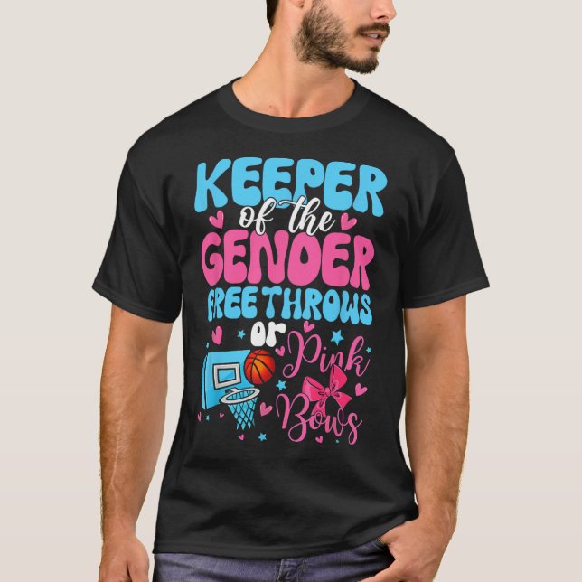 Der Halter des Geschlechts enthüllt freie Pfeile o T-Shirt (Vorderseite)