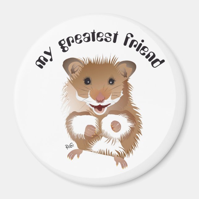 der Hamster, mein kleiner Freund Magnet (Vorne)