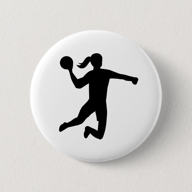 Der Handball der Frauen Button (Vorderseite)
