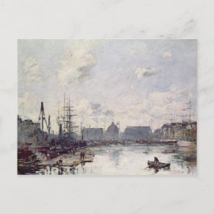 Der Handelshafen, Le Havre, 1892 Postkarte