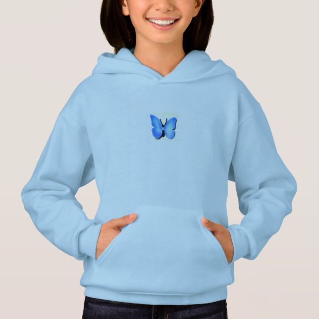 Der Hanes ComfortBlend® der Mädchen Hoodie (Vorderseite)
