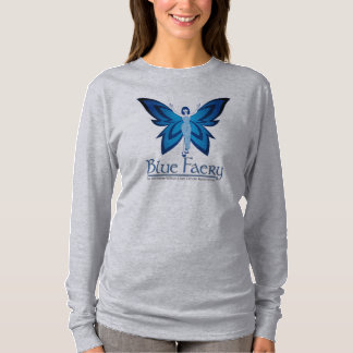 Der Hanes der blauen Feenfrauen langer T-Shirt