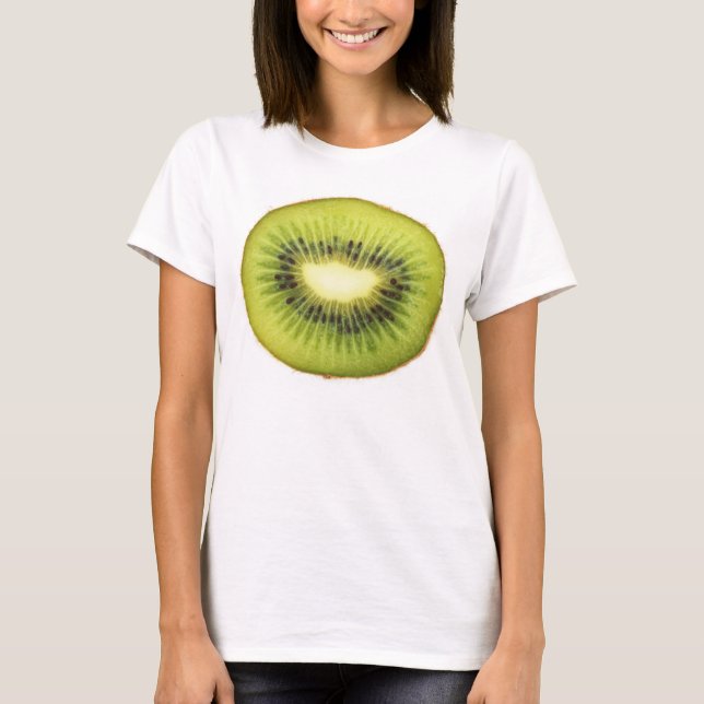 Der Hanes der Kiwi-Frauen Nano-T - Shirt (Vorderseite)