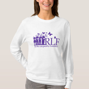 Der Hanes der RLF Logo-Frauen langer Hülsen-Nano- T-Shirt