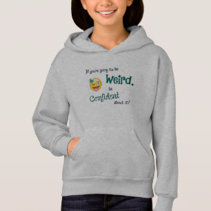Der Hanes der sonderbaren u. überzeugten Mädchen Hoodie