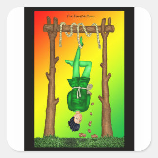 Der hanged man - Aufkleber