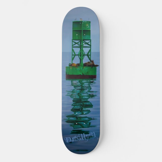 Der Hangout-Platz Skateboard (Vorderseite)