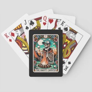 Der Happy Camper Skeleton Tarot Poker Deck Spielkarten