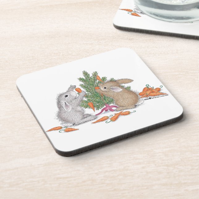 Der HappyHoppers® Korken-Untersetzer Untersetzer (Linke Seite)