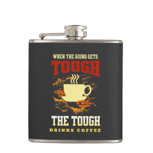 Der harte Drink Coffee Fun Good Vibes Free Spirit Flachmann