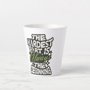 Der härteste Teil ist immer der Anfang Milchtasse