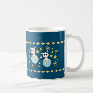 Der Hase auf der Erde Kaffeetasse