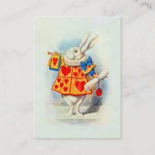 Der Hase in Alice im Wunderland ~ Visitenkarte