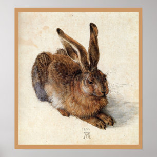 DER HASE ( Junger Hase ) Poster