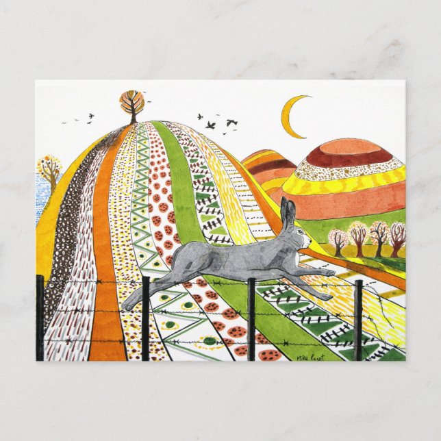 Der Hase Postkarte (Vorderseite)