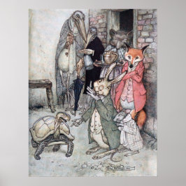 Der Hase und die Tortoise Poster