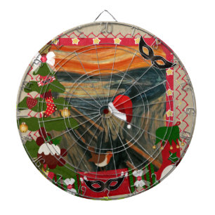 der hässliche Weihnachtsschrei Dartscheibe