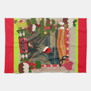 der hässliche Weihnachtsschrei Handtuch
