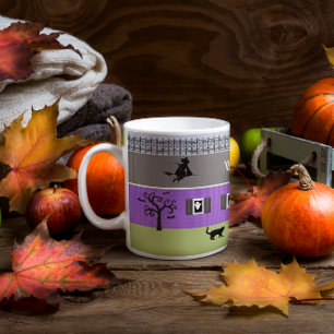 Der Haus-Hexe Halloweens Spuk der Brew-Tasse Zweifarbige Tasse