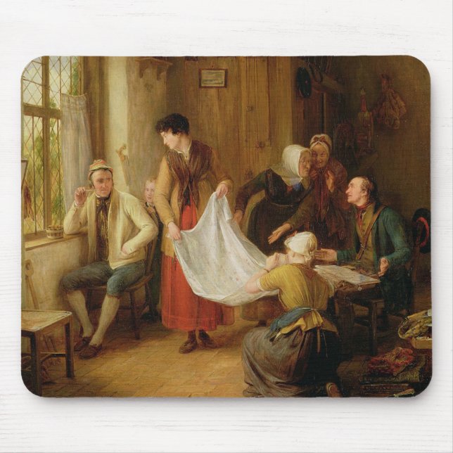 Der Hausierer, 1814 (Öl auf Platte) Mousepad (Vorne)