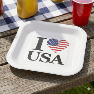 Der "Heart of America"-Party-Teller Pappteller