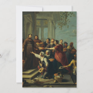 Der heilige Antonius von Padua von Willem van Herp Feiertagskarte