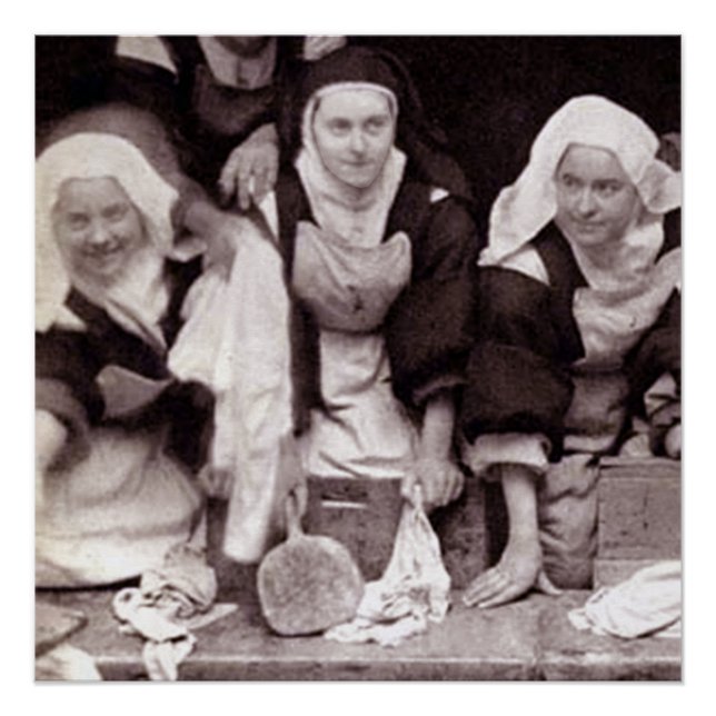 Der Heilige bei der Arbeit. Poster (Vorderseite)