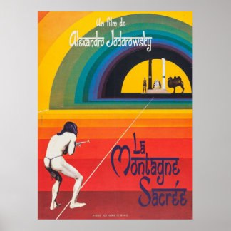 Der Heilige Berg 1973 Alejandro Jodorowsky Französ Poster