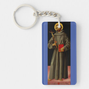 Der heilige Franz von Assisi von Antoniazzo Romano Schlüsselanhänger