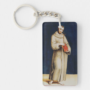 Der Heilige Franz von Assisi von Raffael Renaissan Schlüsselanhänger