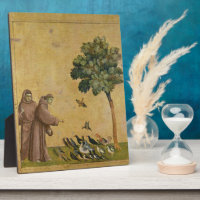 Der Heilige Franziskus von Assisi predigt den Vöge