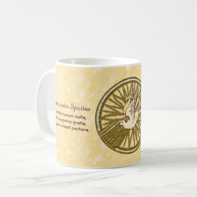 Der Heilige Geist aus der Annunziation (RLS 04) Kaffeetasse (Vorderseite Links)
