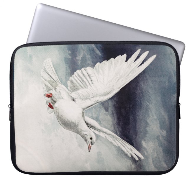 Der heilige Geist in Form einer Taube Laptopschutzhülle (Vorderseite)