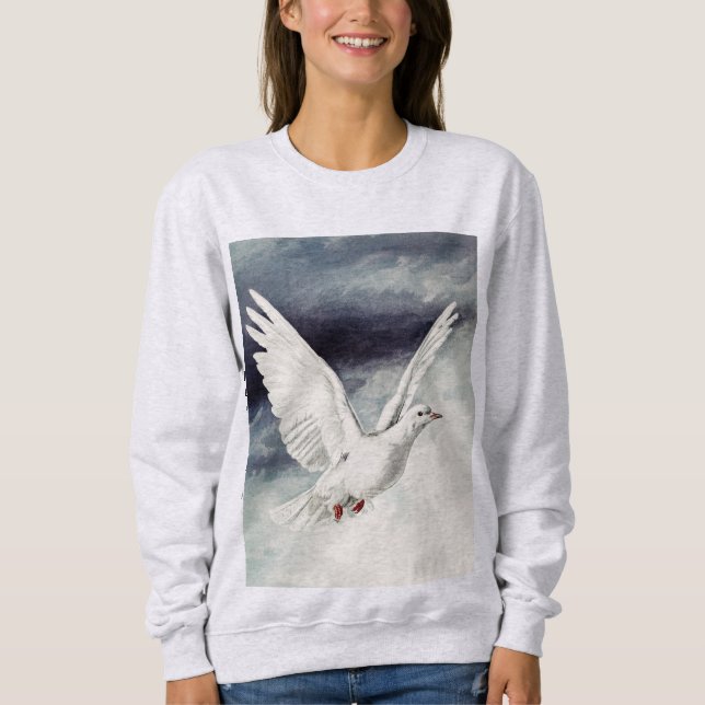 Der heilige Geist in Form einer Taube Sweatshirt (Vorderseite)